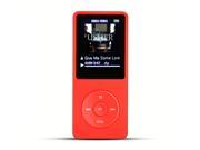 AGPtek Mp3 Player 2015 Latest Version 8GB Supports up to 64GB 70 Hours Playback MP3 Lossless Sound Music Player Color Red