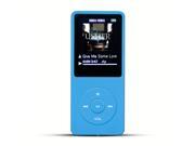 AGPtek Mp3 Player 2015 Latest Version 8GB Supports up to 64GB 70 Hours Playback MP3 Lossless Sound Music Player Color Blue