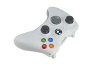 Ergonomic Design Wireless Remote Controller for Microsoft Xbox 360 Integrated headset port for Xbox Live play white