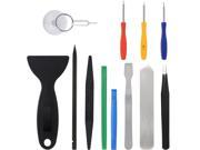 14 Pieces Professional Opening Pry Tool Repair Kit with Non Abrasive Nylon Spudgers Anti Static Tweezers and Additional Screwdrivers