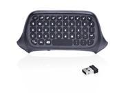 2.4G Mini Wireless Chatpad Message Keyboard for Xbox One Controller Wireless transmission METIC 10 m Black