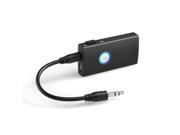 Mini 3.5mm Bluetooth Stereo Audio Transmitter Wireless Bluetooth A2DP Stereo Music Transmitter and Receiver With 3.5mm Stereo Output for Speakers Headphone T