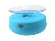 Waterproof Shower Outdoor Speaker AGPtek Wireless Bluetooth 3.0 Portable Speaker w 6 Hours Playing Blue