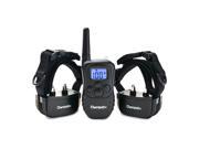 Rechargeable 330 Yards Dog Shock Training Collar with Static Shock Vibration Beep Light Collar for 1 Medium or Large Dogs