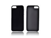 Black Apple Iphone 5 Crystal Rubbery Soft Silicone Skin Case