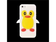 White Penguin Apple Iphone 5 Rubbery Soft Silicone Skin Case
