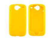 Google Nexus One Rubbery Feel Silicone Skin Case Cover, Rubber Skin - Yellow