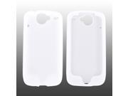 HTC Google Nexus 1 Rubbery Feel Silicone Skin Case Cover, Rubber Skin - Frost White
