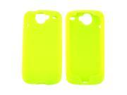 Google Nexus One Rubbery Feel Silicone Skin Case Cover, Rubber Skin - Neon Green
