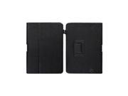 Black Leather Case Stand W/ Magnetic Closure For Amazon Kindle Fire HD 8.9