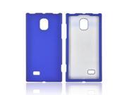UPC 885926060082 product image for LG Spectrum 2 Rubberized Hard Plastic Case Snap On Cover - Blue | upcitemdb.com