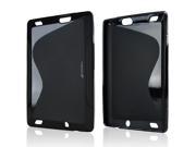 STANDARD BLACK Crystal Rubbery Soft Silicone Skin Case For Your Amazon Kindle Fire HD 7 2 !