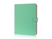 Mint/ Pink Faux Leather Case Stand for Universal Tablets 9