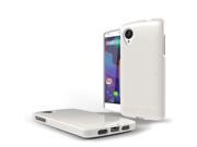 Cellto Anti-Slip TPU Crystal Silicone Skin Case & Free Screen Protector for Google Nexus 5 Case Shimmer Glitter White