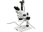 3.5X-90X 144-LED Zoom Stereo Microscope Circuit Soldering + 9MP Digital Camera