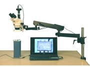 3.5X-90X 144-LED Articulating Arm Zoom Stereo Microscope + 5MP Digital Camera