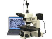 50X-500X Polarizing Darkfield Metallurgical Microscope with 5MP Digital Camera