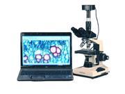40X-2000X Laboratory Clinic Veterinary Trinocular Microscope + 1.3MP Digital Camera