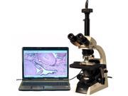 40X-2500X Infinity Plan Trinocular Biological Microscope w 14MP Digital Camera