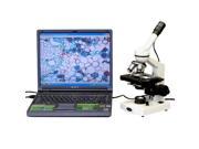 40X-400X Compound Microscope with 3D Mechanical Stage + Digital Camera
