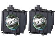 Panasonic ET-LAD7700W Twin Pack Projector Lamp Replacement