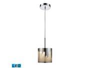 Skyline 1-Light Pendant In Polished Stainless Steel - LED Offering Up To 800 Lumens (60 Watt Equivalent) With Full Range Dimming. Includes An Easily Replaceable