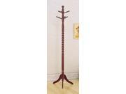 Twisted Pattern Wood Coat Rack by Coaster Furniture