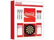 Bring the game to your game room, garage or collection with an officially licensed Coca-Cola Dart Cabinet