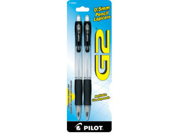 Pilot G2 Mechanical Pencil 0.5 mm Lead Size Black Clear Barrel 2 Pack