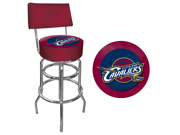 Cleveland Cavaliers NBA Padded Swivel Bar Stool with Back