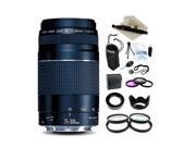 Canon EF 75-300mm f/4-5.6 III Telephoto Zoom Lens, Everything You Need Kit, 6473A003