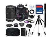 Canon EOS REBEL T3i Black 18 MP Digital SLR Camera with 18-55mm IS II Lens and Canon EF-S 55-250mm f/4-5.6 IS II Lens, Everything You Need Kit, 5169B003