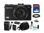 Olympus XZ-1 10 MP Digital Camera (Black) with f1.8 Lens and 3-Inch OLED Monitor, Everything You Need Kit, 228000