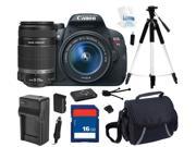 Canon EOS Rebel T5i DSLR Camera with EF-S 18-55mm f/3.5-5.6 IS STM Lens & Canon EF-S 55-250mm f/4-5.6 IS II Lens for Digital SLR Cameras, Beginner's Bundle Kit,