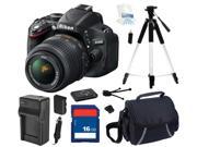 Nikon D5100 CMOS Digital SLR with 18-55mm f/3.5-5.6AF-S DX VR Nikkor Zoom Lens, Beginer's Bundle Kit, 25478