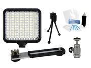 Video Camera Camcorder Video LED Light Lighting Lamp Accessories Kit for Panasonic AG-AC90 AG-AC7 AG-HMC40 AG-AC160A AG-AC130A AG-HMC150 HDC-MDH1 AG-HPX250 P2 A