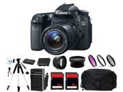 Canon EOS 70D Digital Camera + 3 Lens 18-55mm + 64GB Complete Bundle Kit