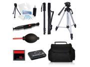 Professional Tripod Accessory Bundle Kit for Canon HF G30, HF G20 Camcorders