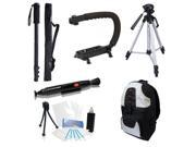 Accessory Backpack Bundle Kit for Canon HF G10 HFG10 HF G20 HFG20 HD Camcorder