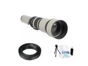 High Resolution Digital Zoom Lens 650-1300mm F8.0 for Canon T5i XS T3 T1i T2i T3i T4i