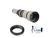 High Resolution Digital Zoom Lens 650-1300mm F8.0 for Nikon D3200 D5000 D5100