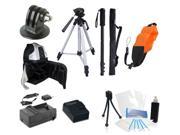 Professional Outdoor Accessory Kit for GoPro Hero 3+ (Silver Plus)