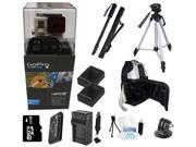 GoPro Hero 3+ Black Edition + All You Need Extreme Outdoor Bundle Kit for Snowboarding, Skiing, Surfing, Mountain Biking, Sky Diving and more!