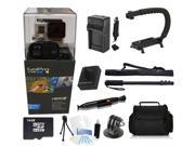 GoPro Hero 3+ Black Edition + (16GB U Bracket Pro Accessory Kit) for Skateboarding, Skiing, Snowboarding, Skydiving, and More!