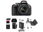 Nikon D5200 DSLR Camera w/18-55mm Lens Beginner Mothers Day Bundle + Bonuses