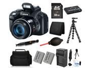 Canon PowerShot SX50 HS 12MP Digital Camera + (32GB Fundamental Camera Bundle)