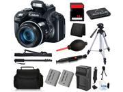 Canon PowerShot SX50 HS 12MP Digital Camera + (16GB All You Need Bundle Kit)