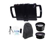 Iographer Case Photographer's Backpack Kit For The IPAD 2/3/4 +37mm hd 2.0x conveter and wide angle lens kit