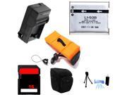 Complete Accessory Bundle kit for Olympus Tough TG-3 iHS+ Battery+ Deluxe Case