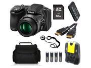 Nikon COOLPIX L830 16 MP Camera + 32 GB Basic Photography Accessory Kit